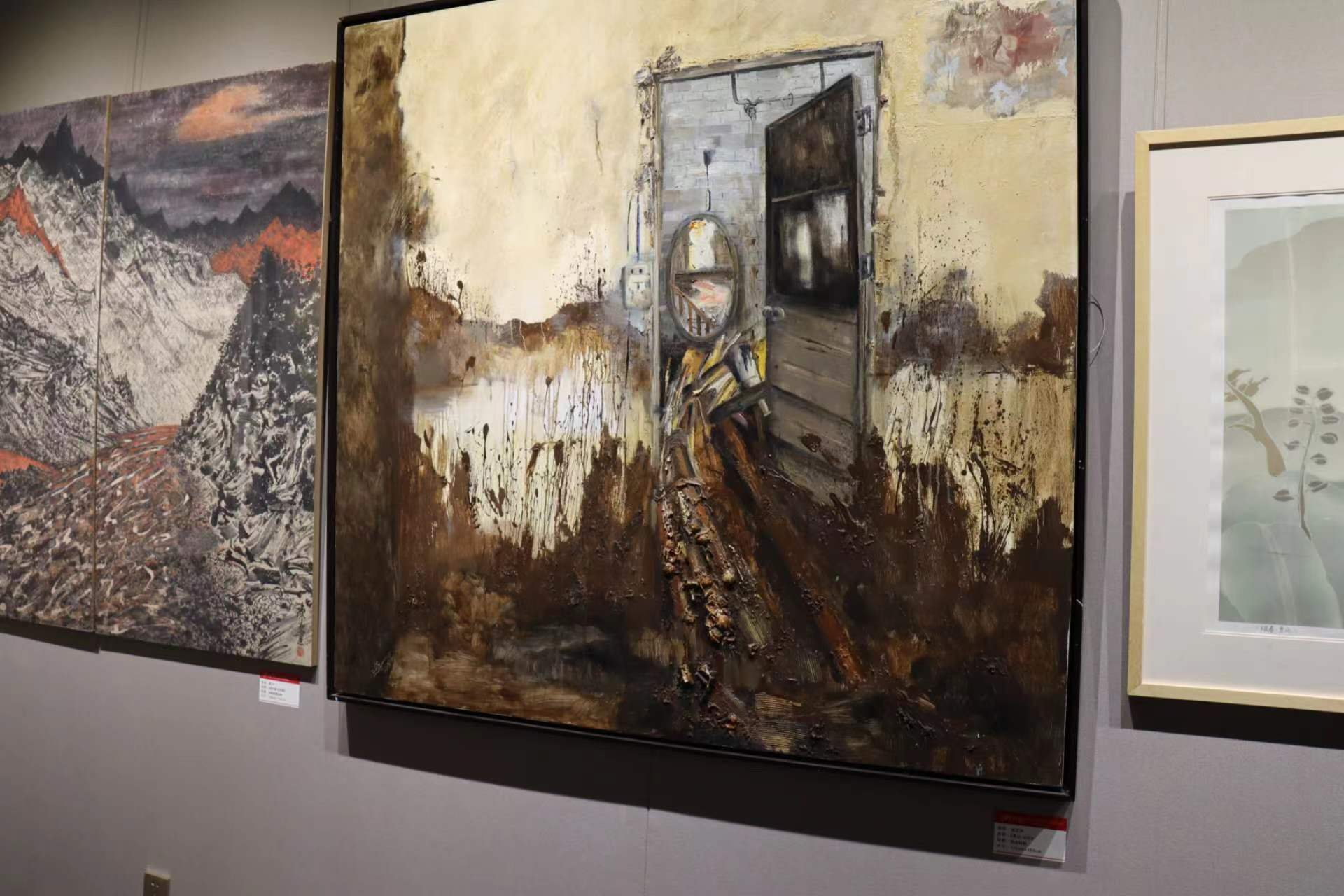 用丹青书画盛世 首届云南重彩画及综合材料艺术作品邀请展在丽江开幕