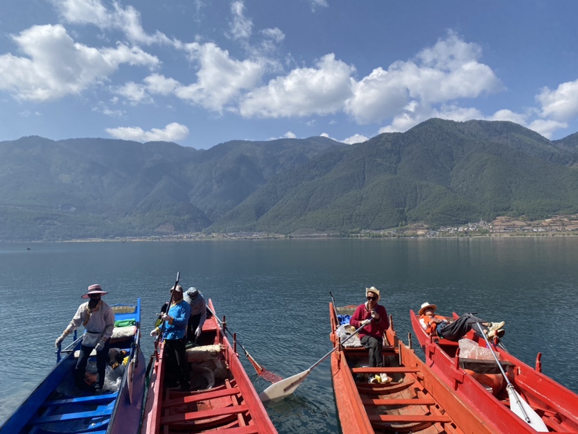 春暖花开丽江欢迎您  醉倒在泸沽湖的春色里