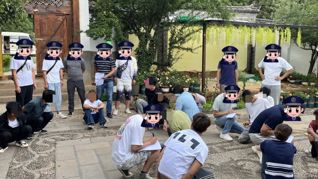 古城分局捣毁一个流动赌博窝点 获涉赌嫌疑人员40人2.jpg