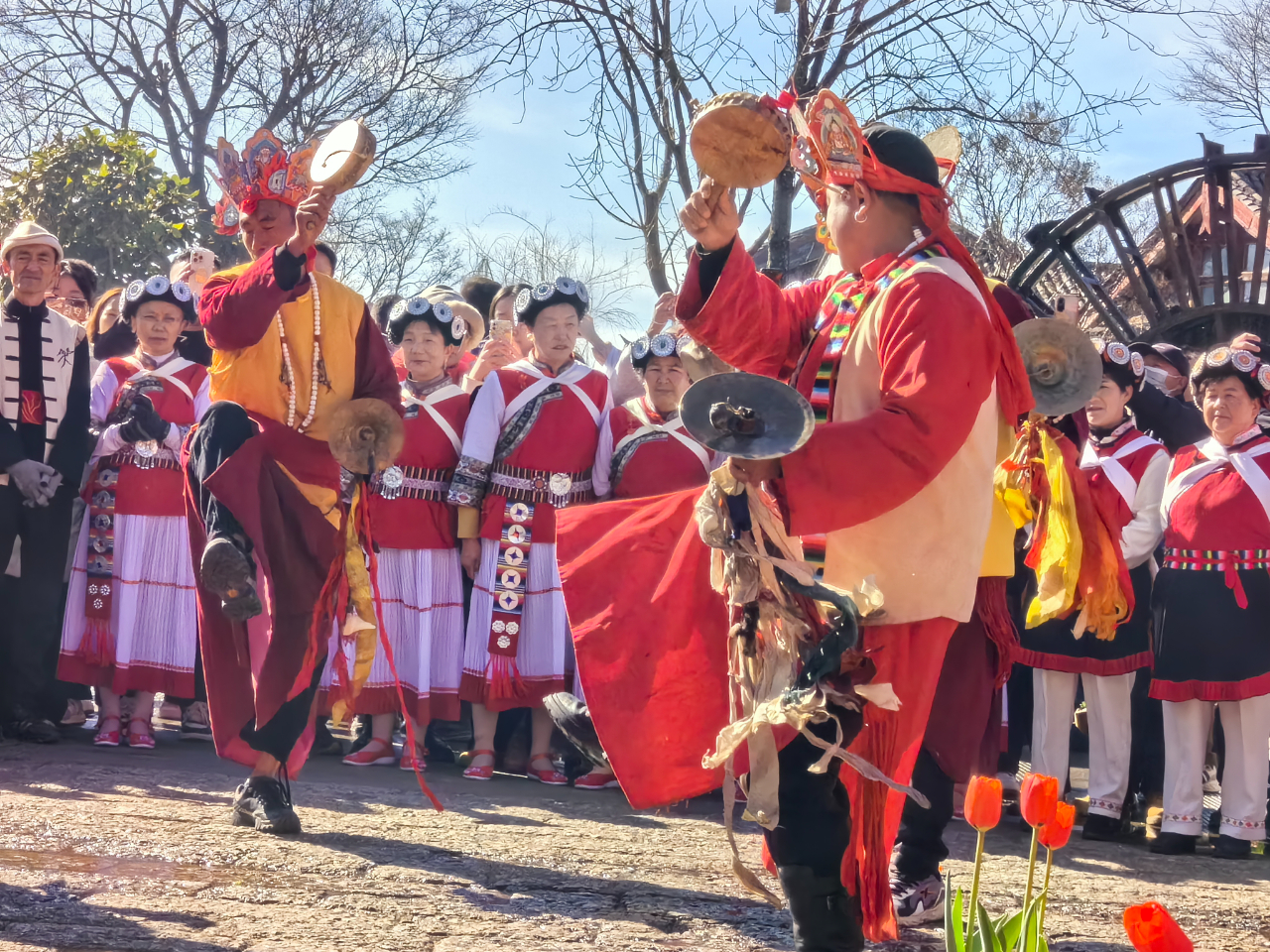 大年初五，纳西族东巴祈福仪式在丽江古城盛大举行，展现独特民族文化魅力1.jpeg