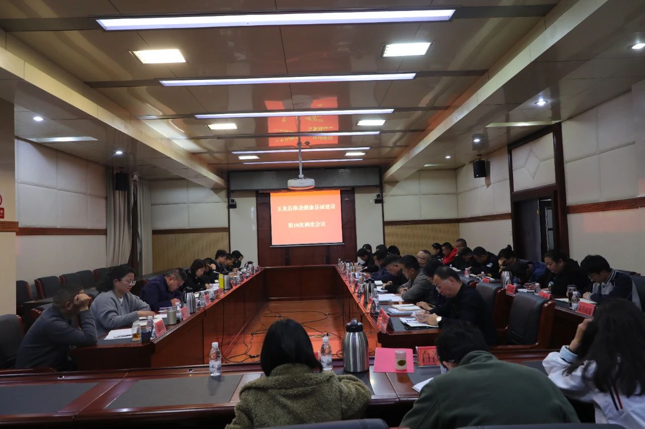 玉龙县召开推进健康县城建设第10次调度会议