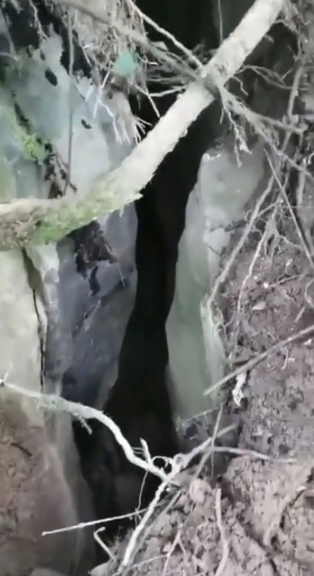 贵州金沙县山体现巨大裂缝引担忧 村民：煤矿开采18年致地质隐患2.jpg