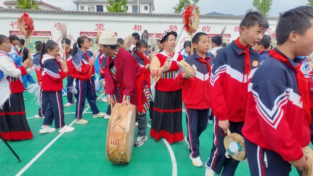 非遗进校园！省级“勒巴舞”燃爆古城区民族中学