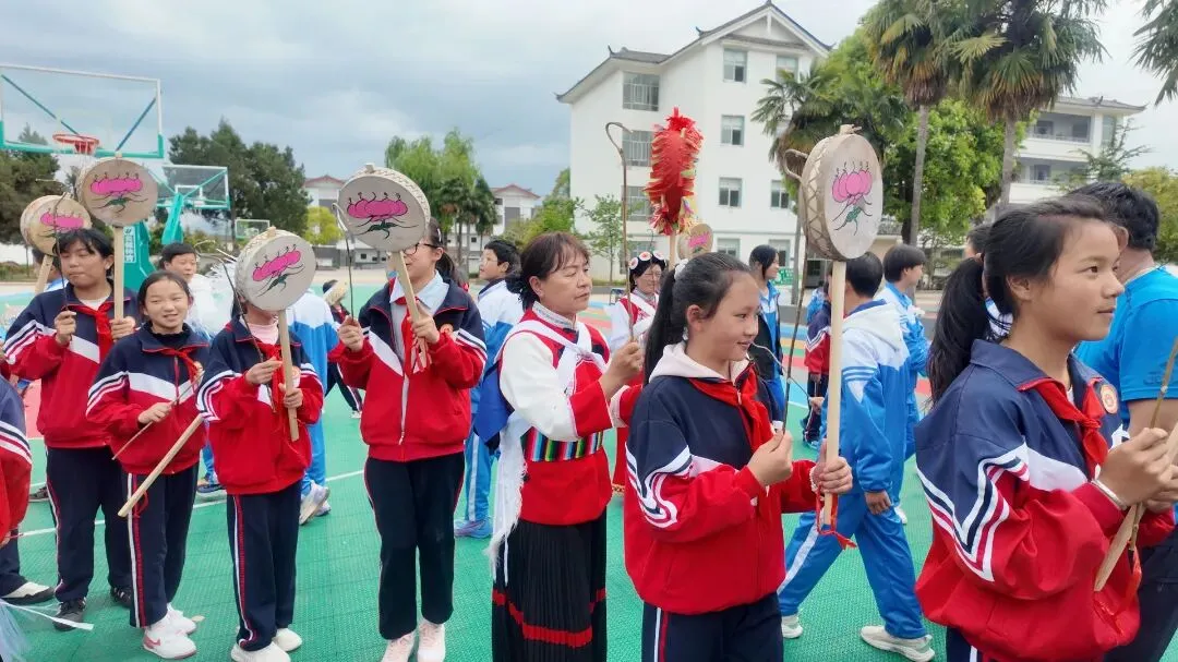 非遗进校园！省级“勒巴舞”燃爆古城区民族中学