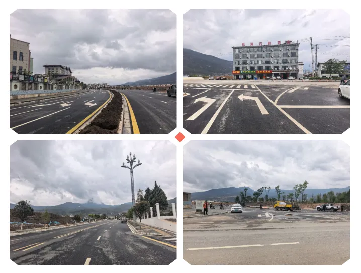 玉龙县城三条重要道路5月1日正式通车